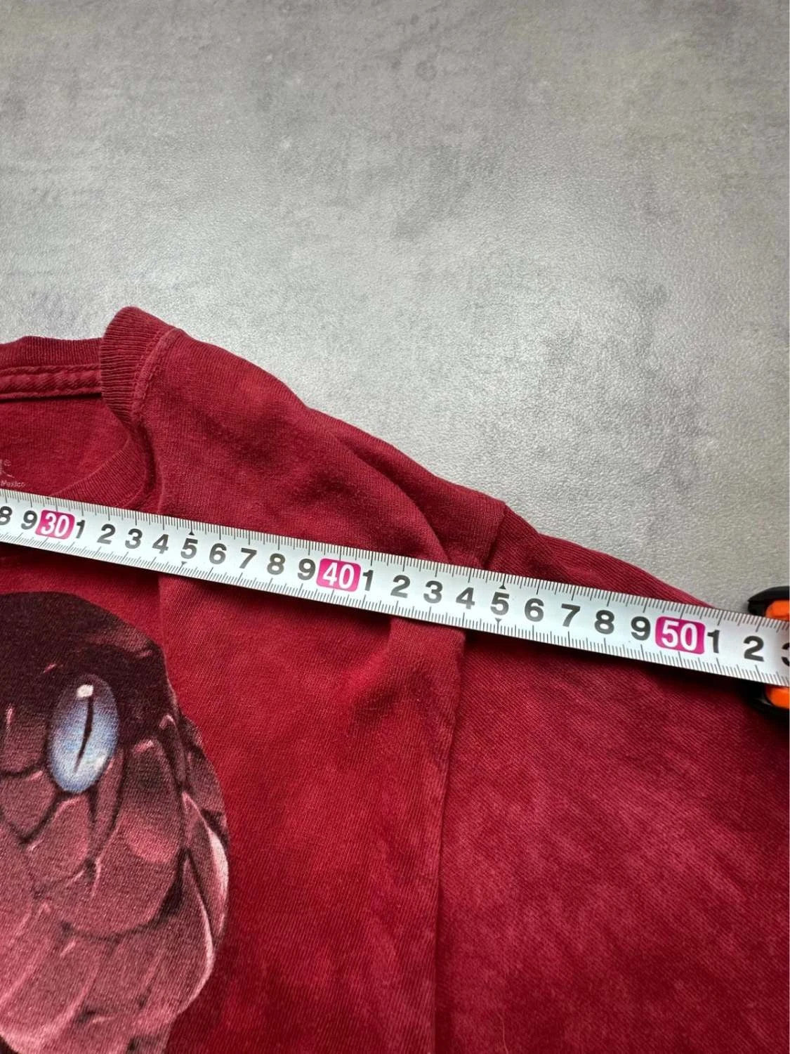 Tee Shirt Vintage The Mountain Snake Print Rouge – Graphic Serpent Y2K 90s Streetwear