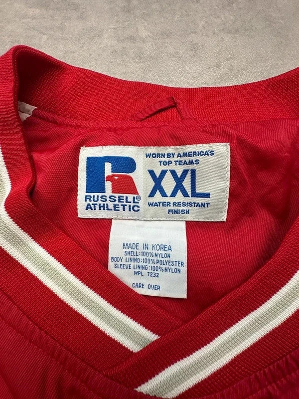 Coupe-Vent Russell Athletic Vintage USA – Rouge & Gris