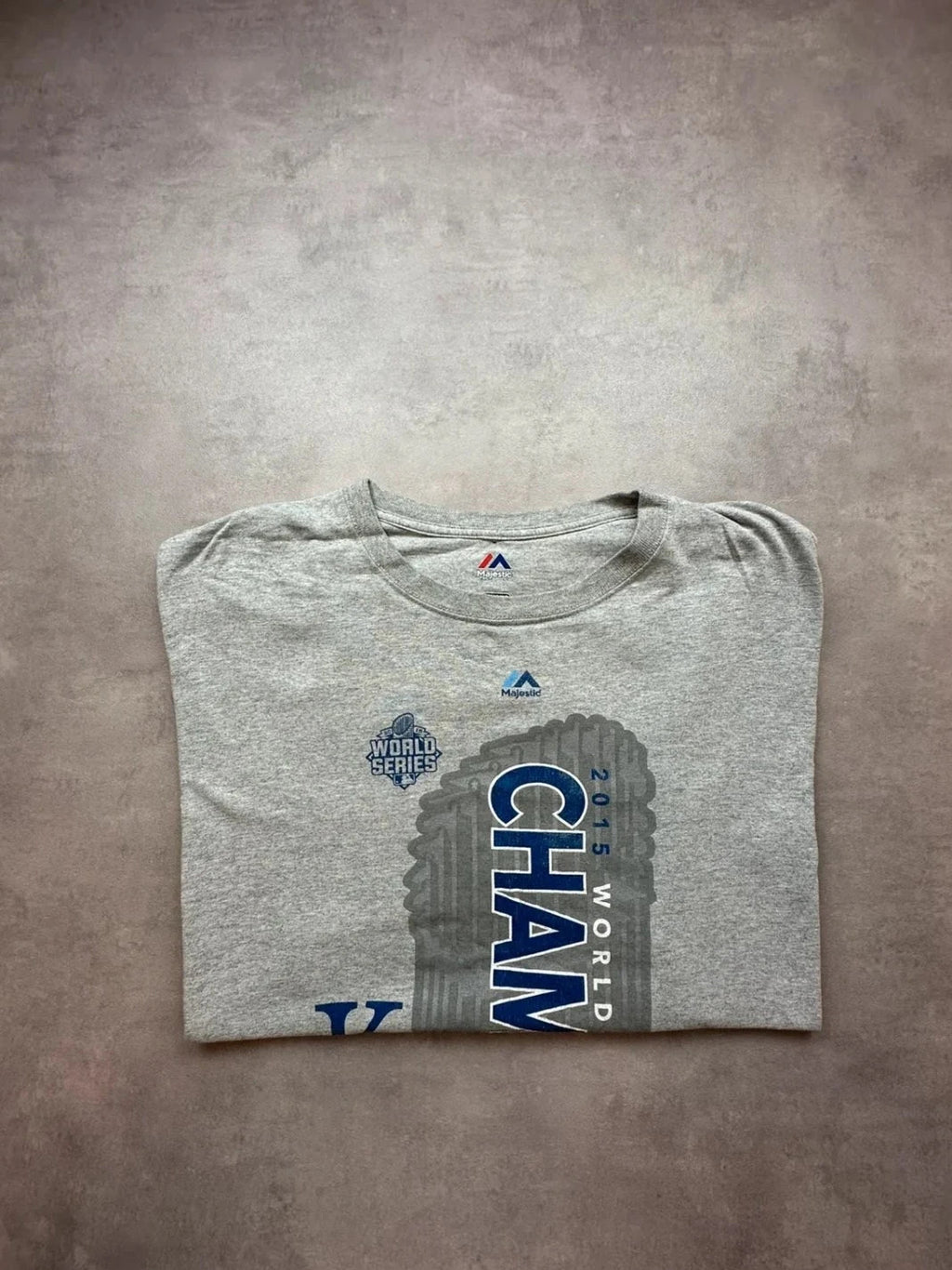 Tee Shirt MLB Vintage Kansas City World Series Gris – Baseball USA