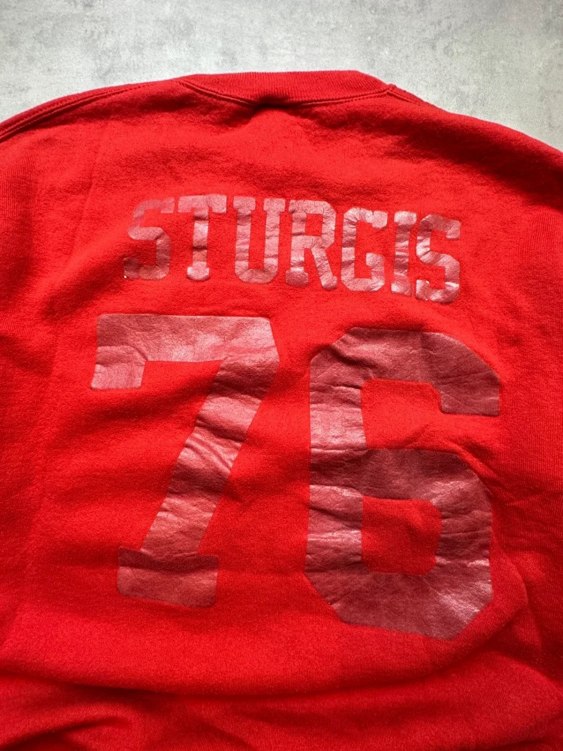 Sweat Russell Athletic Vintage St Johns Football Rouge – USA