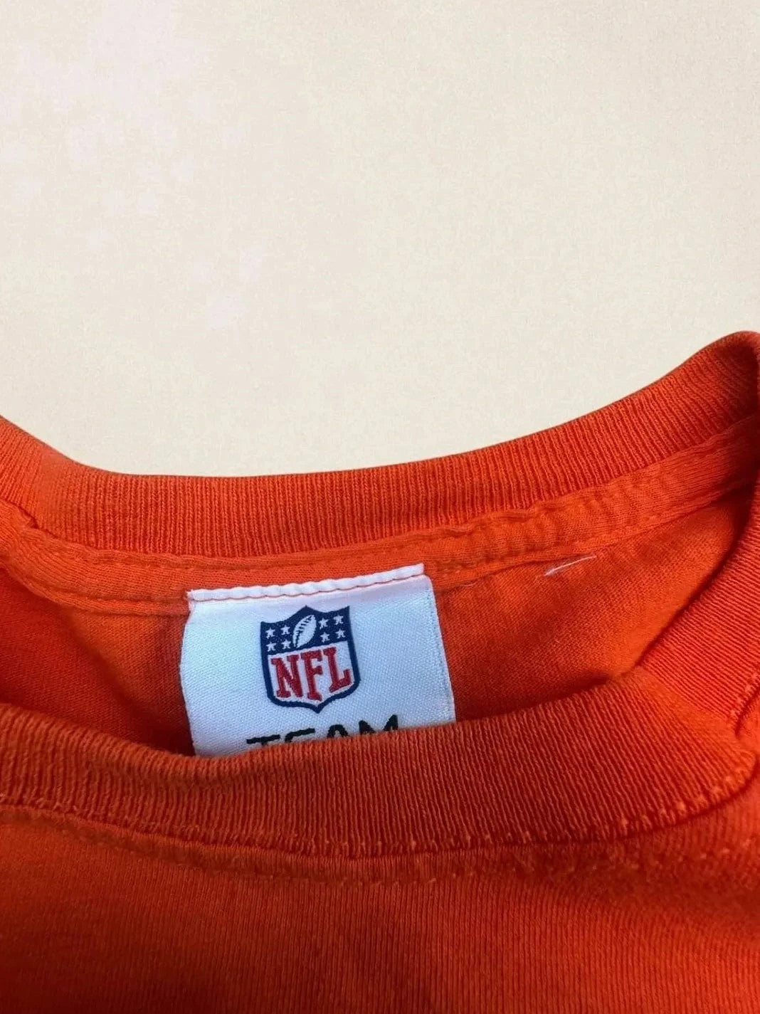 Tee-Shirt Vintage Denver Broncos Football Orange
