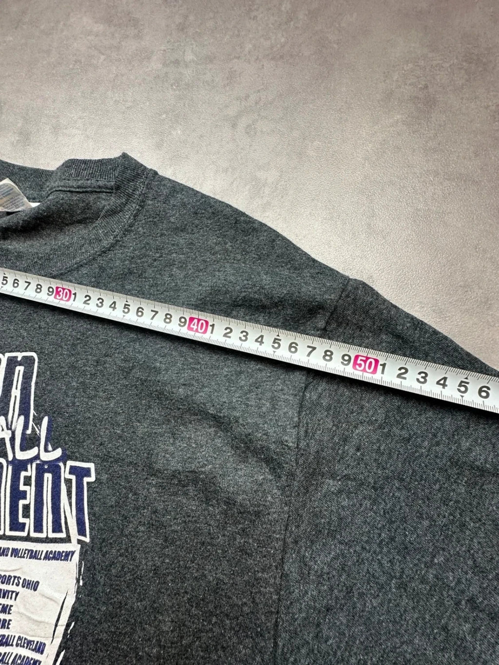 Tee-shirt Vintage Kioron Tournament Volleyball Gris | WellStore Vintage