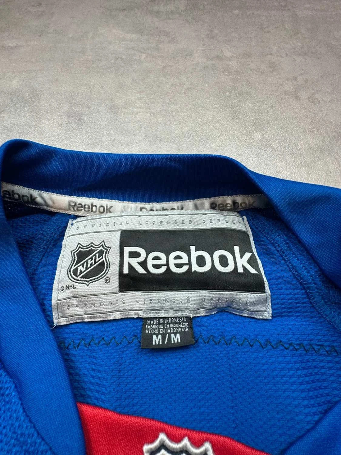 Maillot New York Rangers Reebok NHL Vintage Hockey Bleu