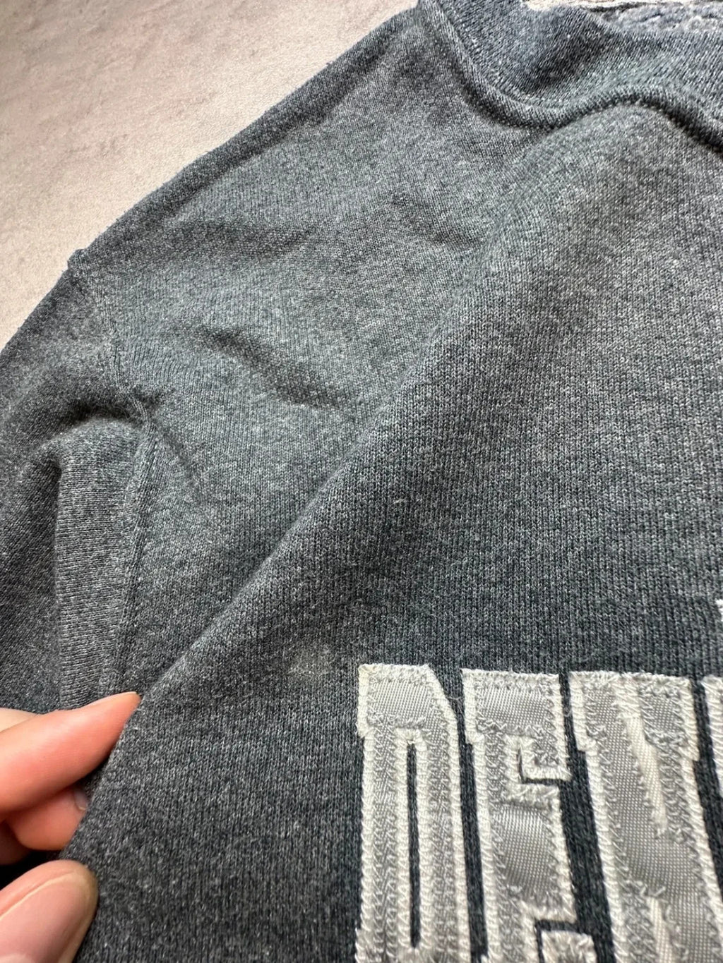 Sweat Russell Athletic Vintage University of Manitoba Gris – College Canada