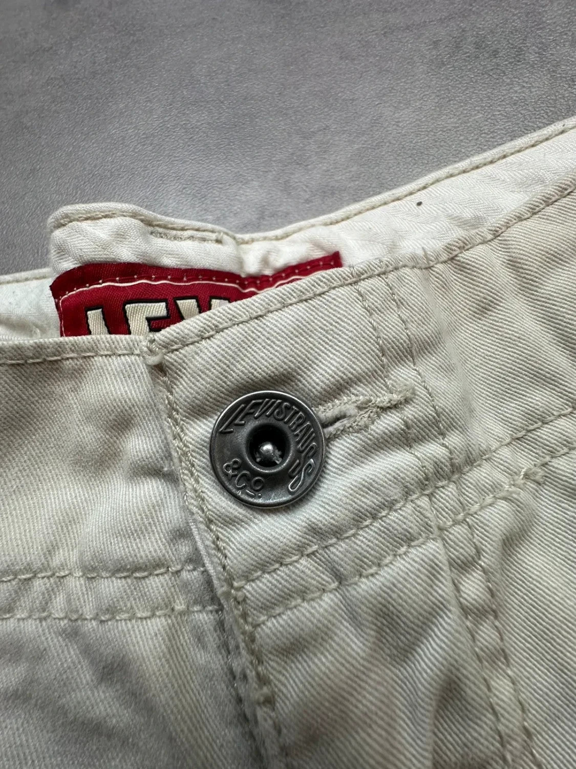 Short Cargo Levi's Vintage Blanc