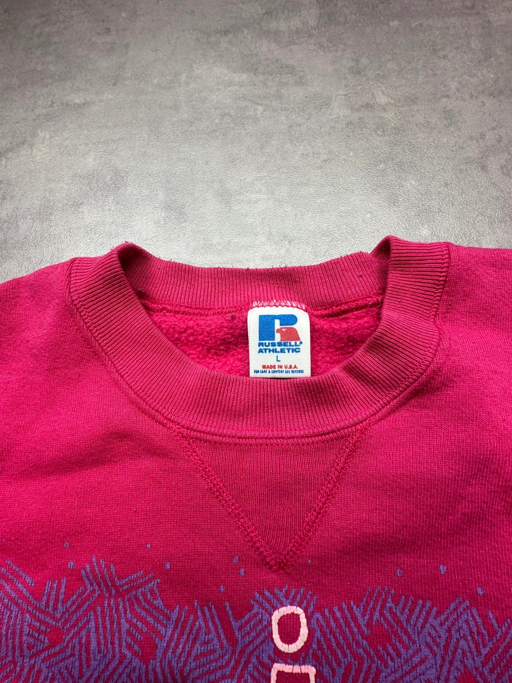 Sweat Russell Athletic Vintage Copper Mountain – Rose