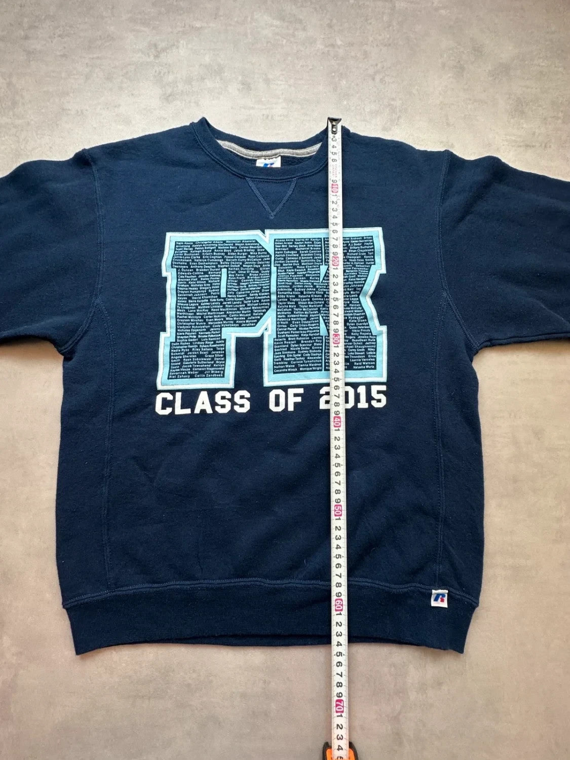 Sweat Vintage Class 2015 PK Navy – College & Graduation USA