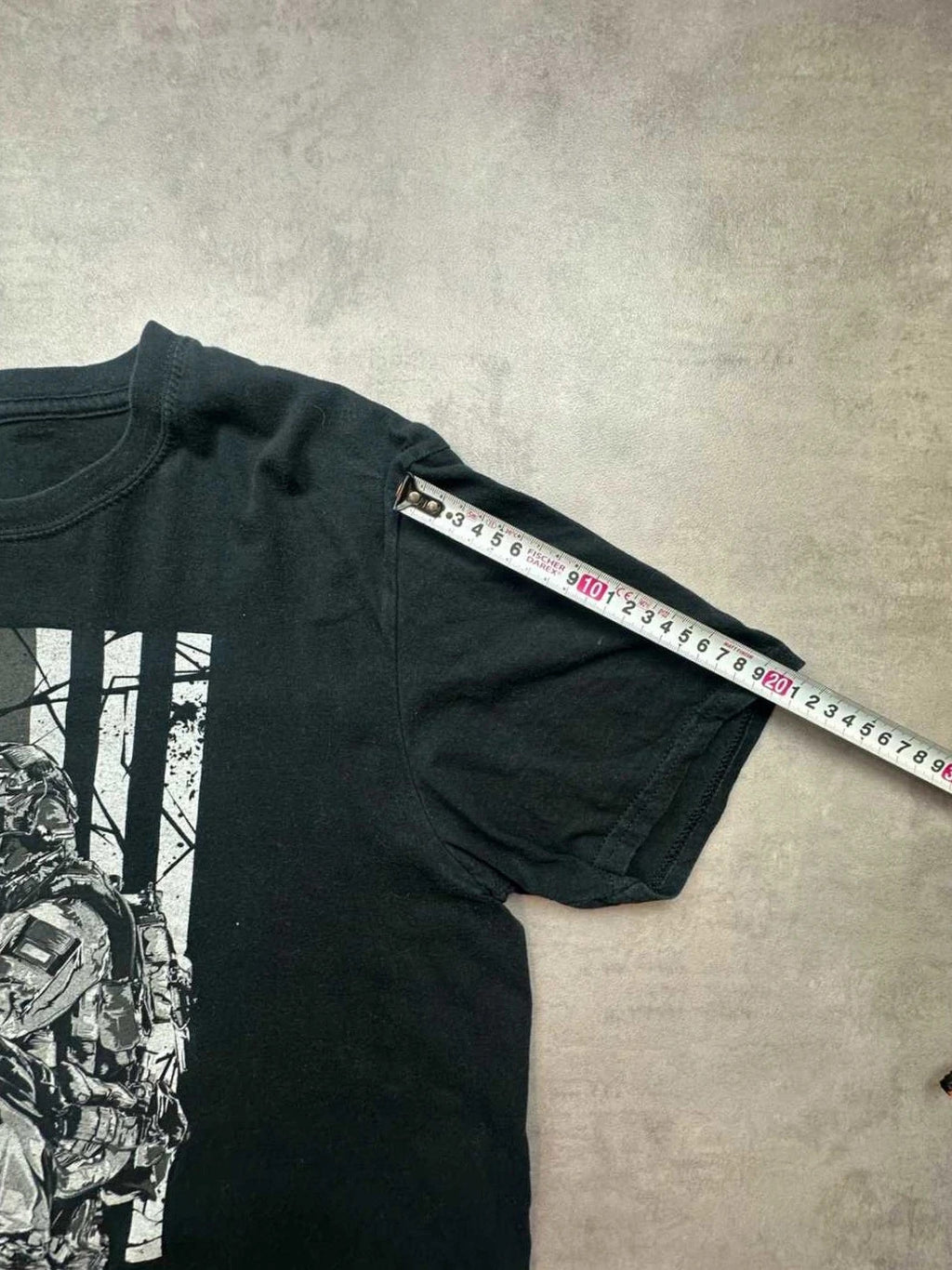 Tee-shirt Vintage Redcon1 US Army Noir