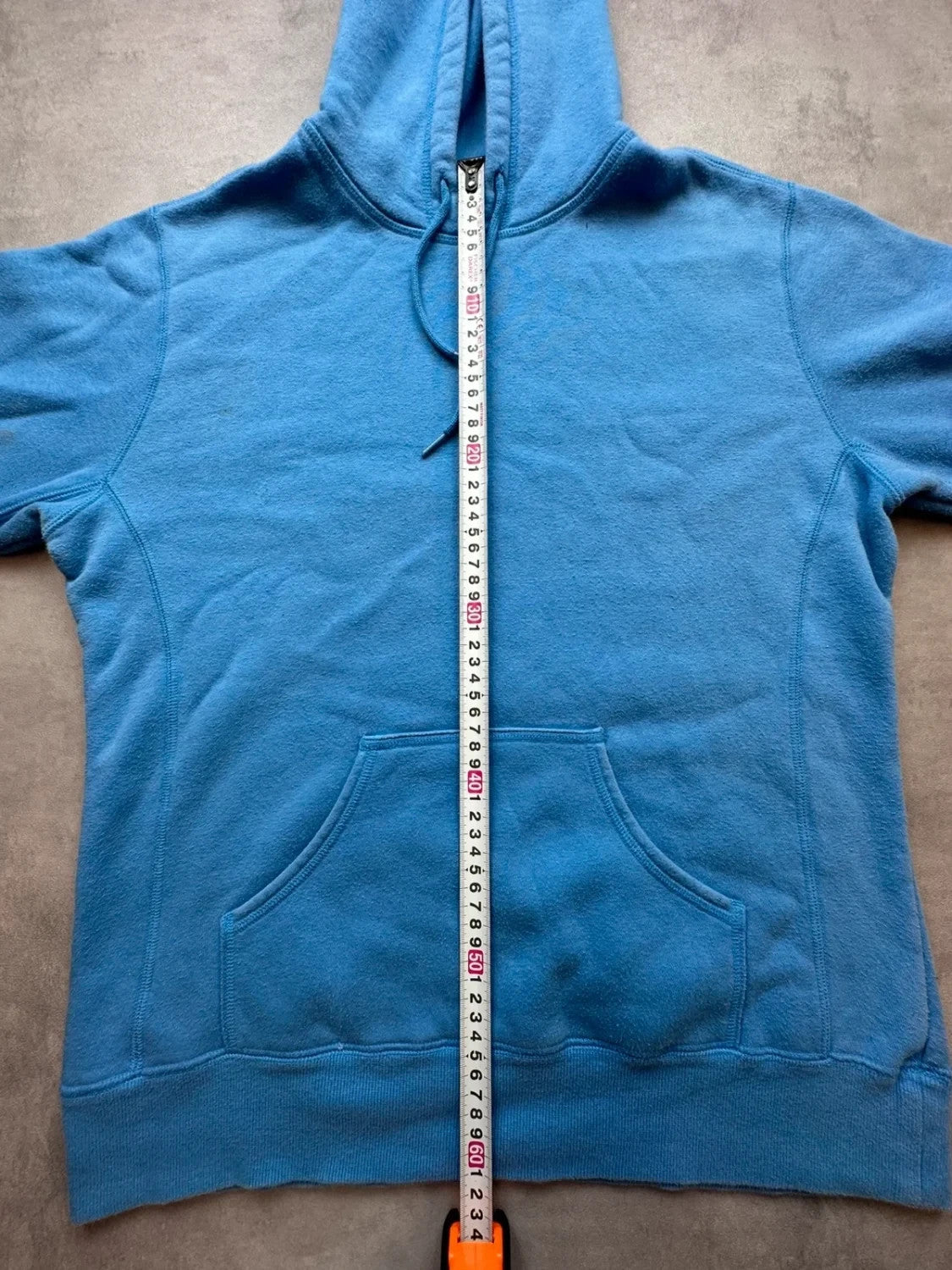 Hoodie Vintage Russell Athletics Bleu – 90s Y2K Sportswear USA