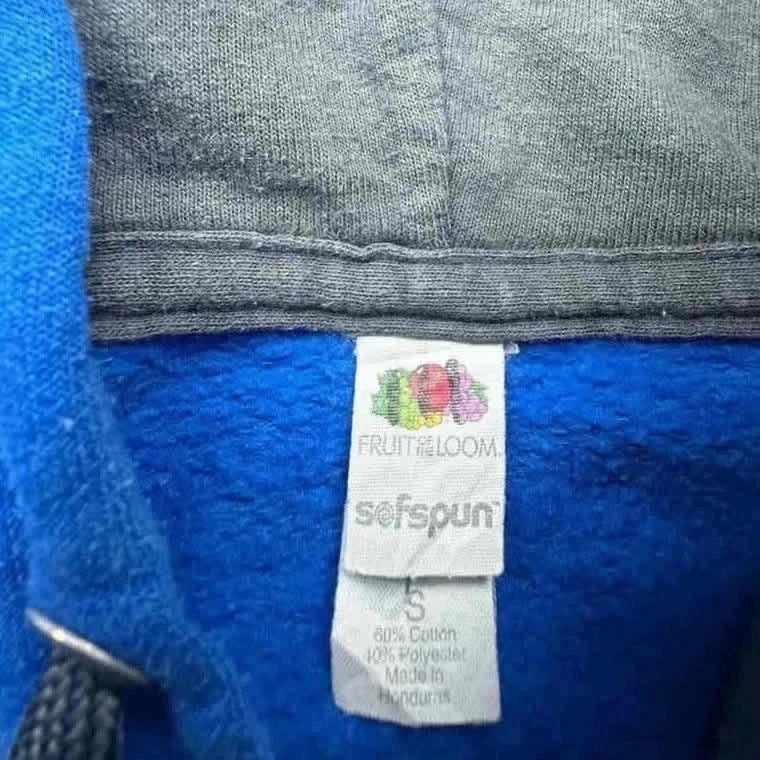 Hoodie Lapeer Lightning Vintage – Bleu College USA Y2K