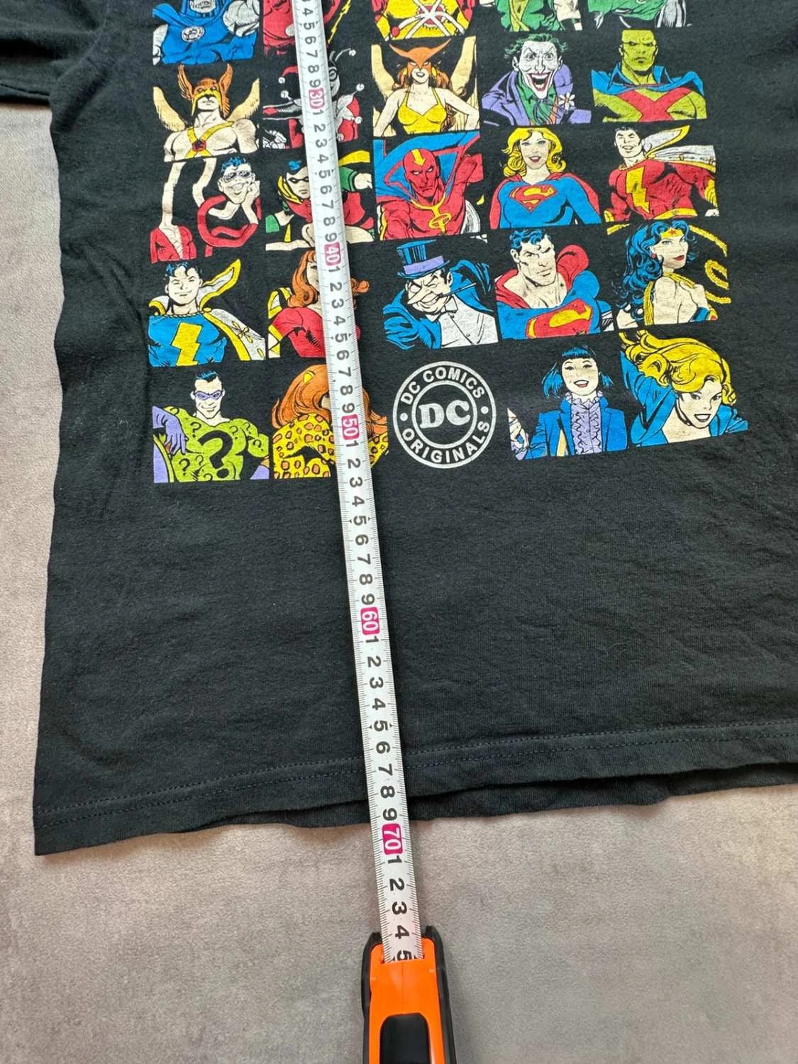 T-Shirt Vintage Youth DC Comics Originals Cartoon Noir