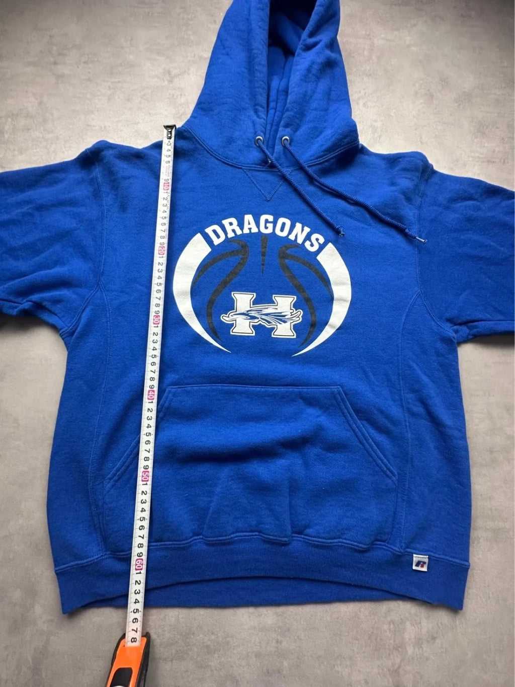 Sweat Vintage Russell Athletic Dragons Basketball – Bleu M