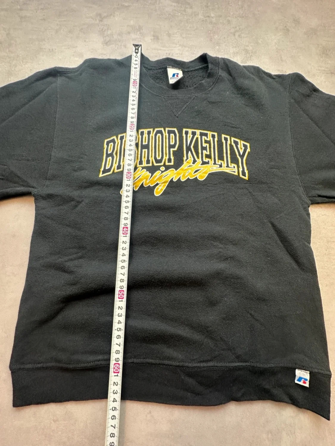 Sweat Russell Athletic Vintage Bishop Kelly Knights Noir