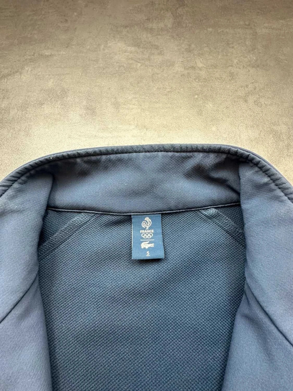 Veste Lacoste Équipe de France Olympique Officielle Bleu Marine – Coupe-Vent Sport