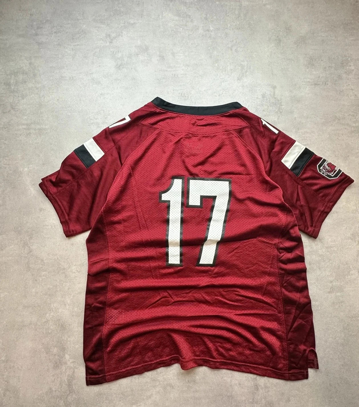 Maillot Under Armour Vintage South Carolina #17 Bordeaux