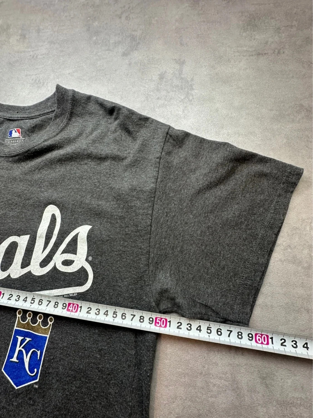 Tee-shirt MLB Vintage Kansas City Royals Gris | WellStore Vintage
