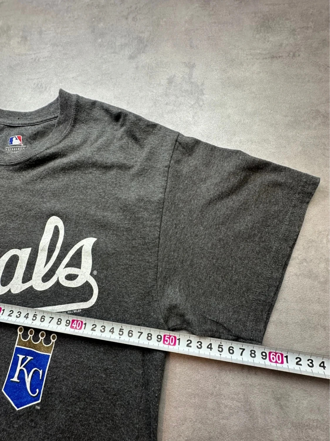 Tee-shirt MLB Vintage Kansas City Royals Gris | WellStore Vintage