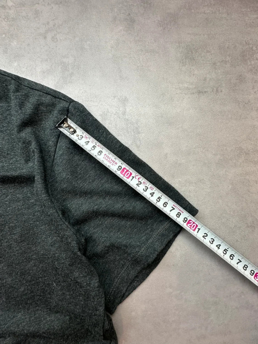 Tee-shirt Vintage Message Drôle Gris – « Je suis pas bordélique »