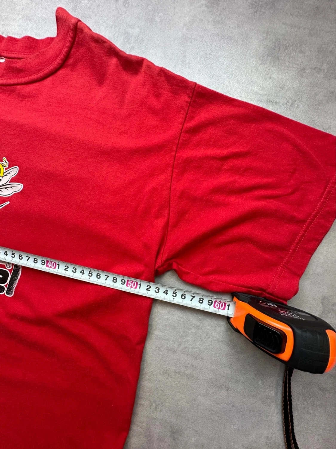 T-Shirt Vintage Hummel Sportswear Graphic Rouge