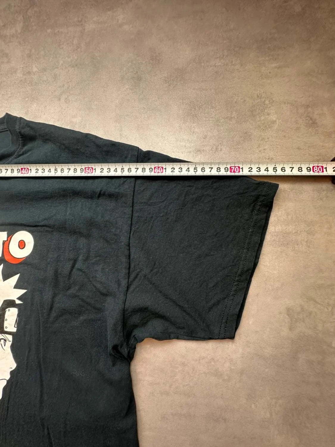T-Shirt Naruto Uzumaki Vintage Noir