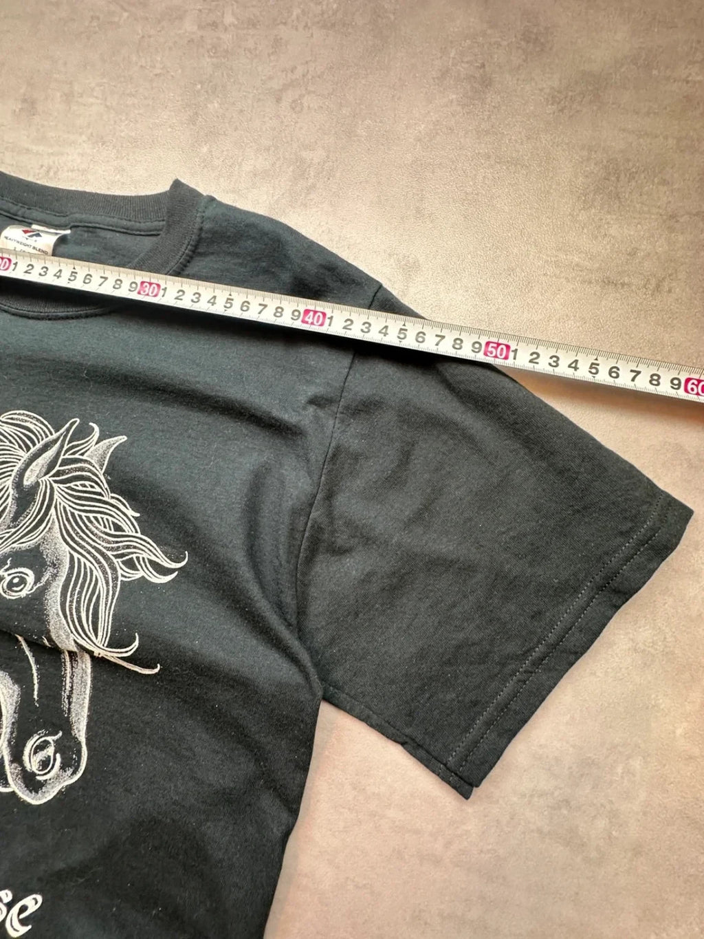 Tee-Shirt Vintage Peruvian Horse Noir