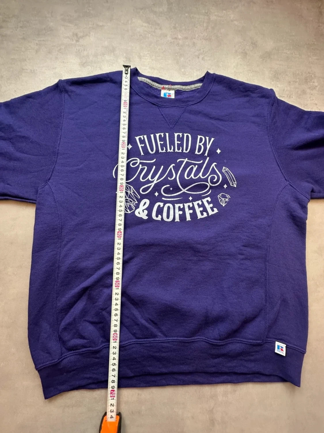 Sweat Russell Athletic Vintage Crystals & Coffee Violet – USA