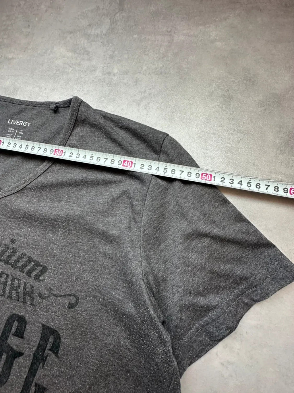 Tee-shirt Vintage Col V Premium Vintage 1998 Gris