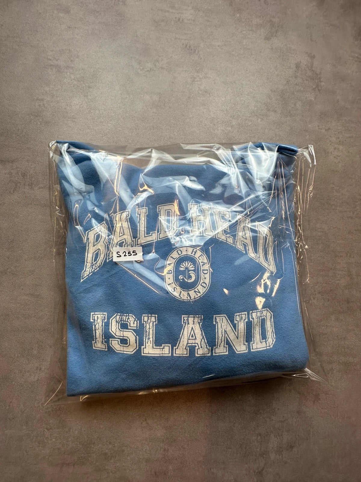 Hoodie Vintage Bald Head Island – Bleu