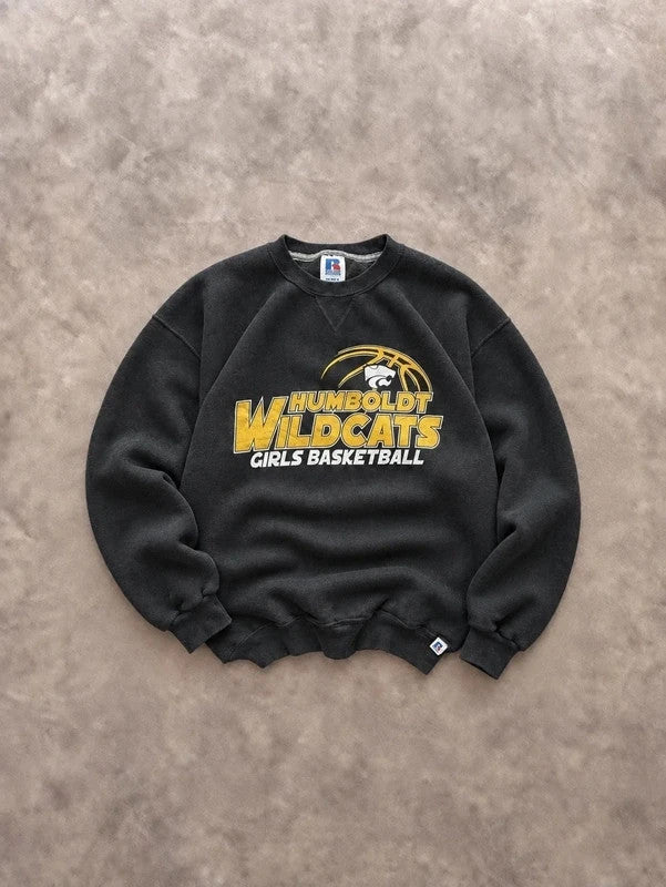 Sweat Russell Athletic Vintage Humboldt Wildcats Basketball – Noir