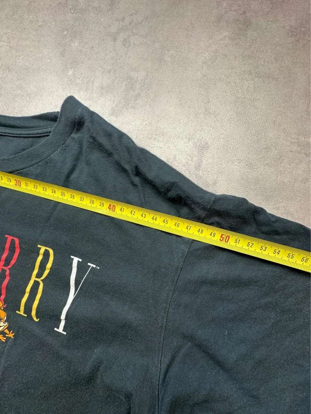 T-Shirt Vintage Tom & Jerry « Tom and Jerry » – Noir