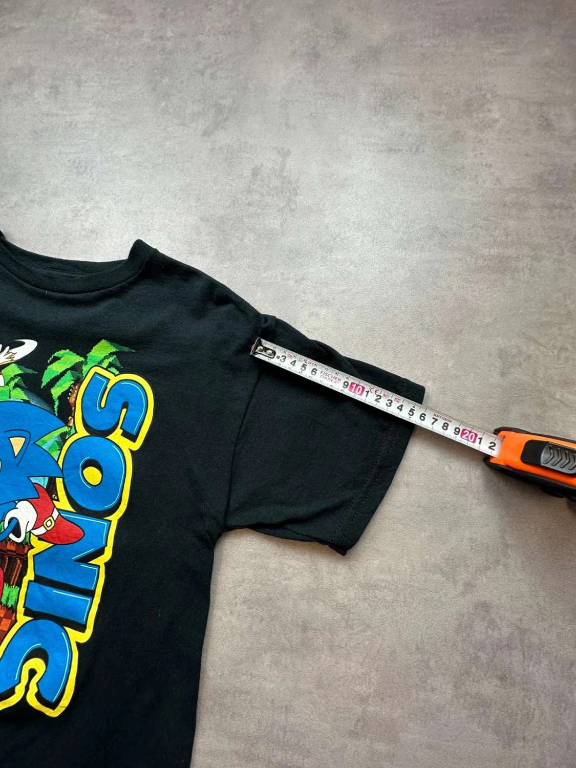Tee Shirt Vintage Sonic The Hedgehog Sega Noir – Graphic Gaming Y2K 90s Streetwear