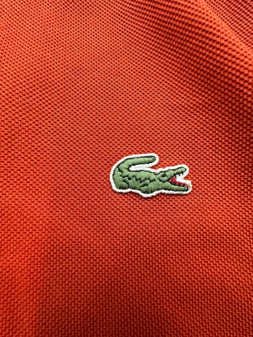 Polo Lacoste Vintage Terracotta Orange