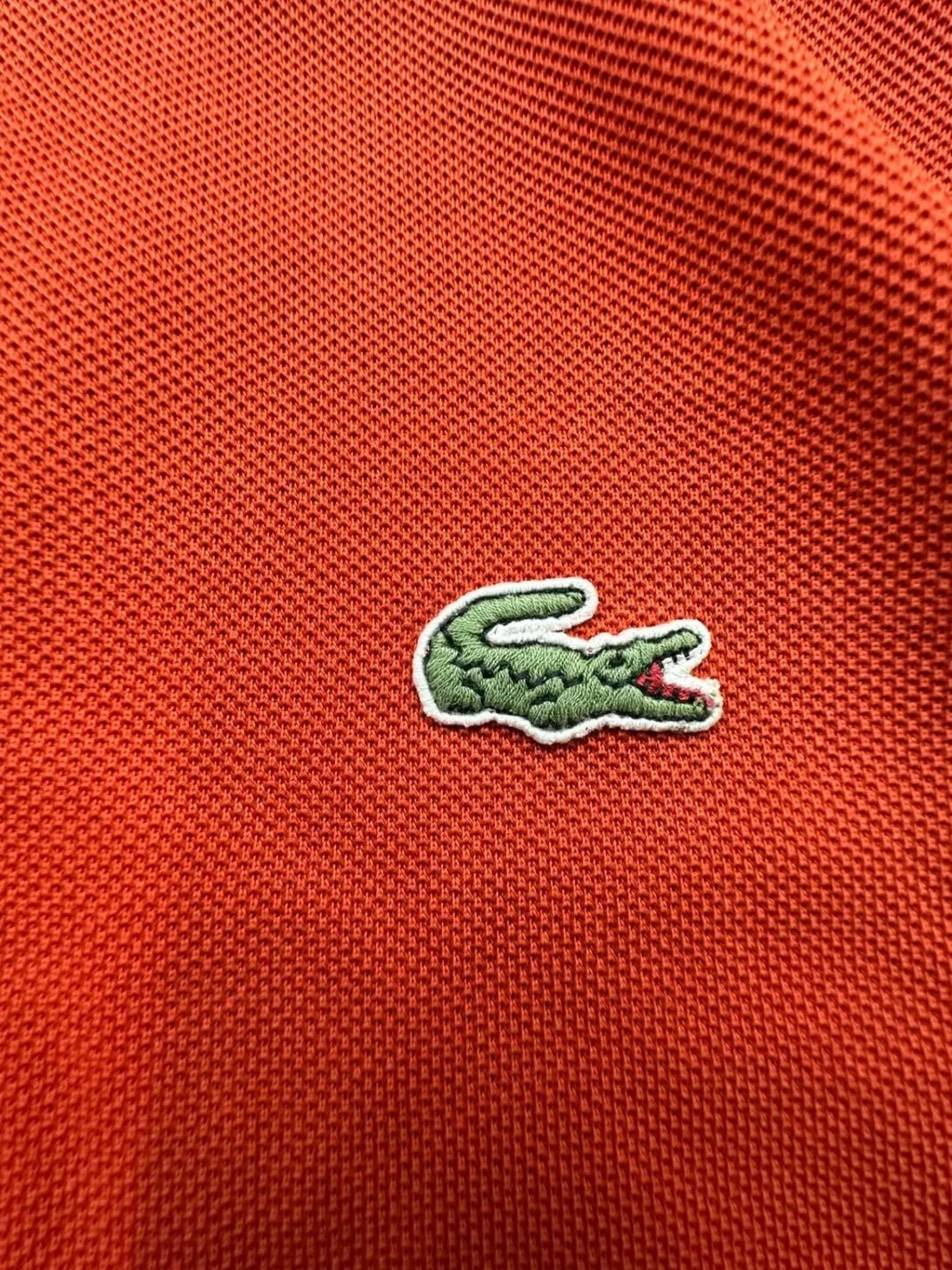 Polo Lacoste Vintage Terracotta Orange