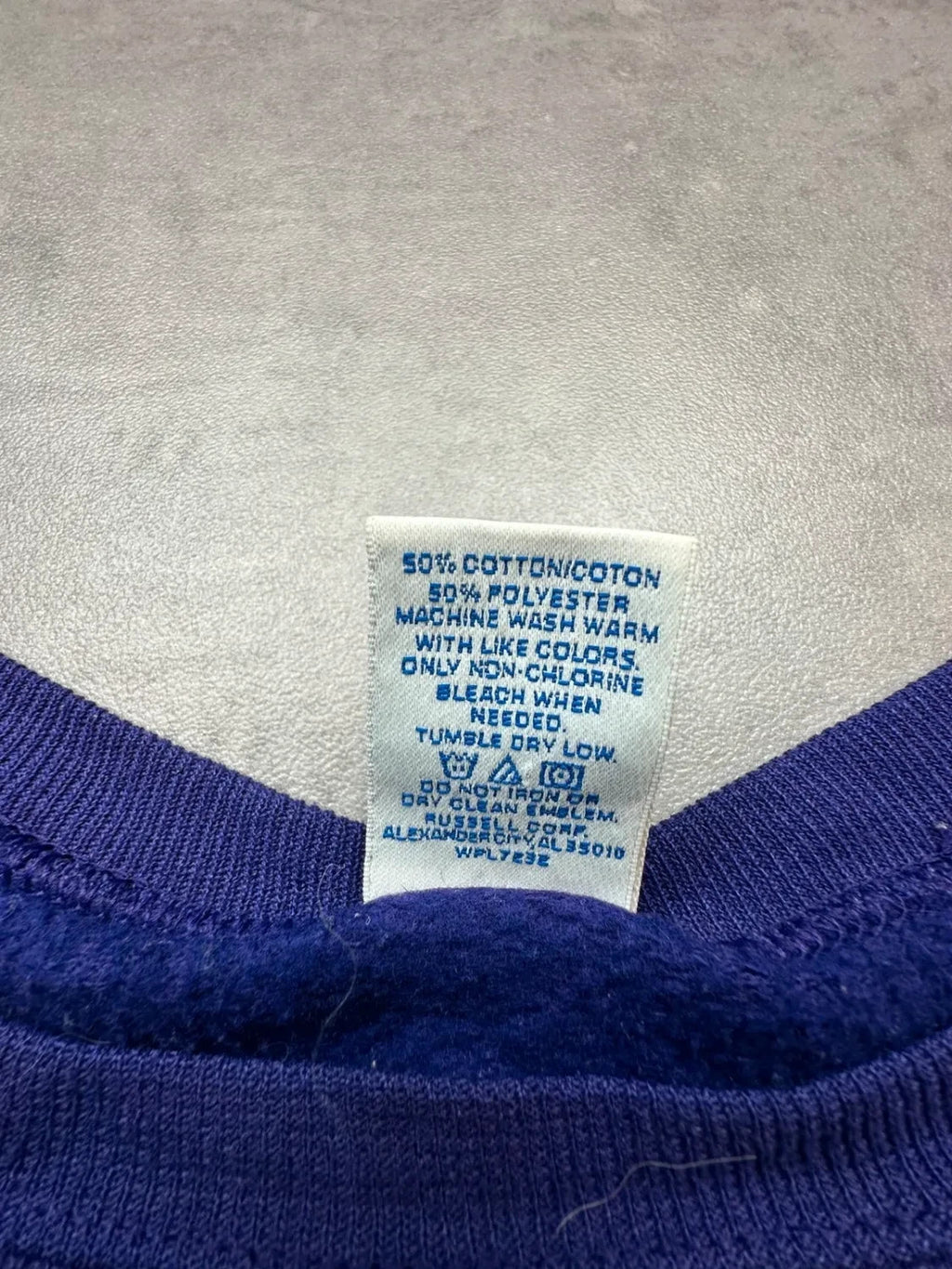 Sweat Russell Athletic Vintage Elmira College Violet – College USA