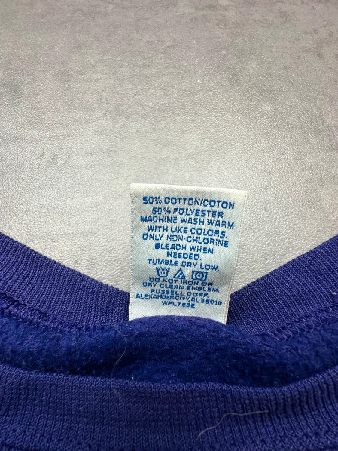 Sweat Russell Athletic Vintage Elmira College Violet – College USA