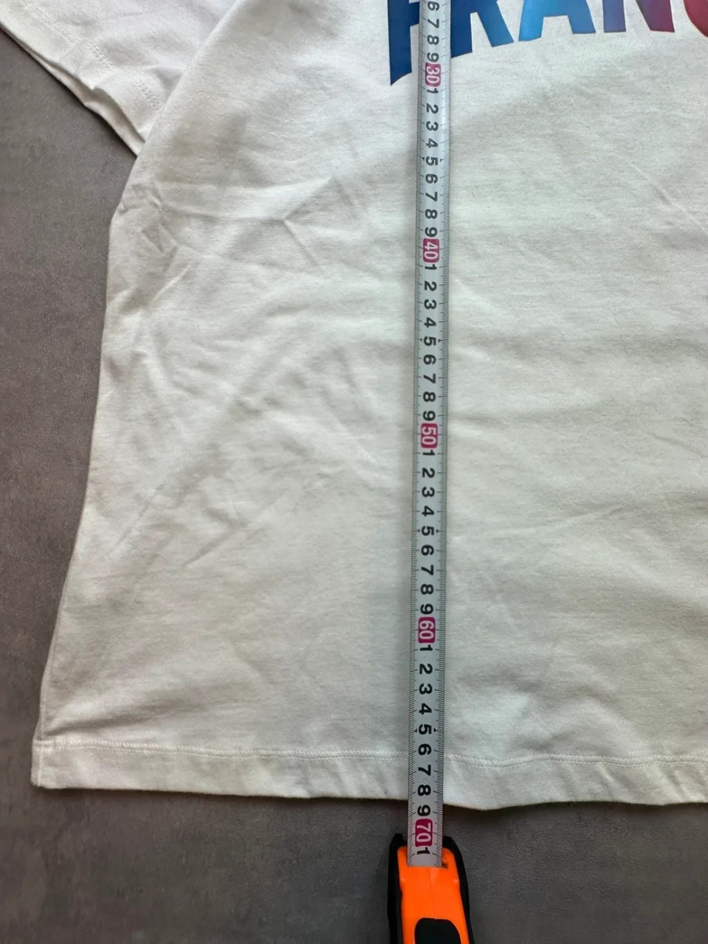 T-Shirt Vintage France Olympique « France » – Blanc
