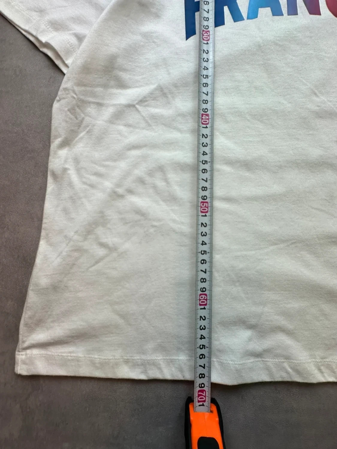 T-Shirt Vintage France Olympique « France » – Blanc