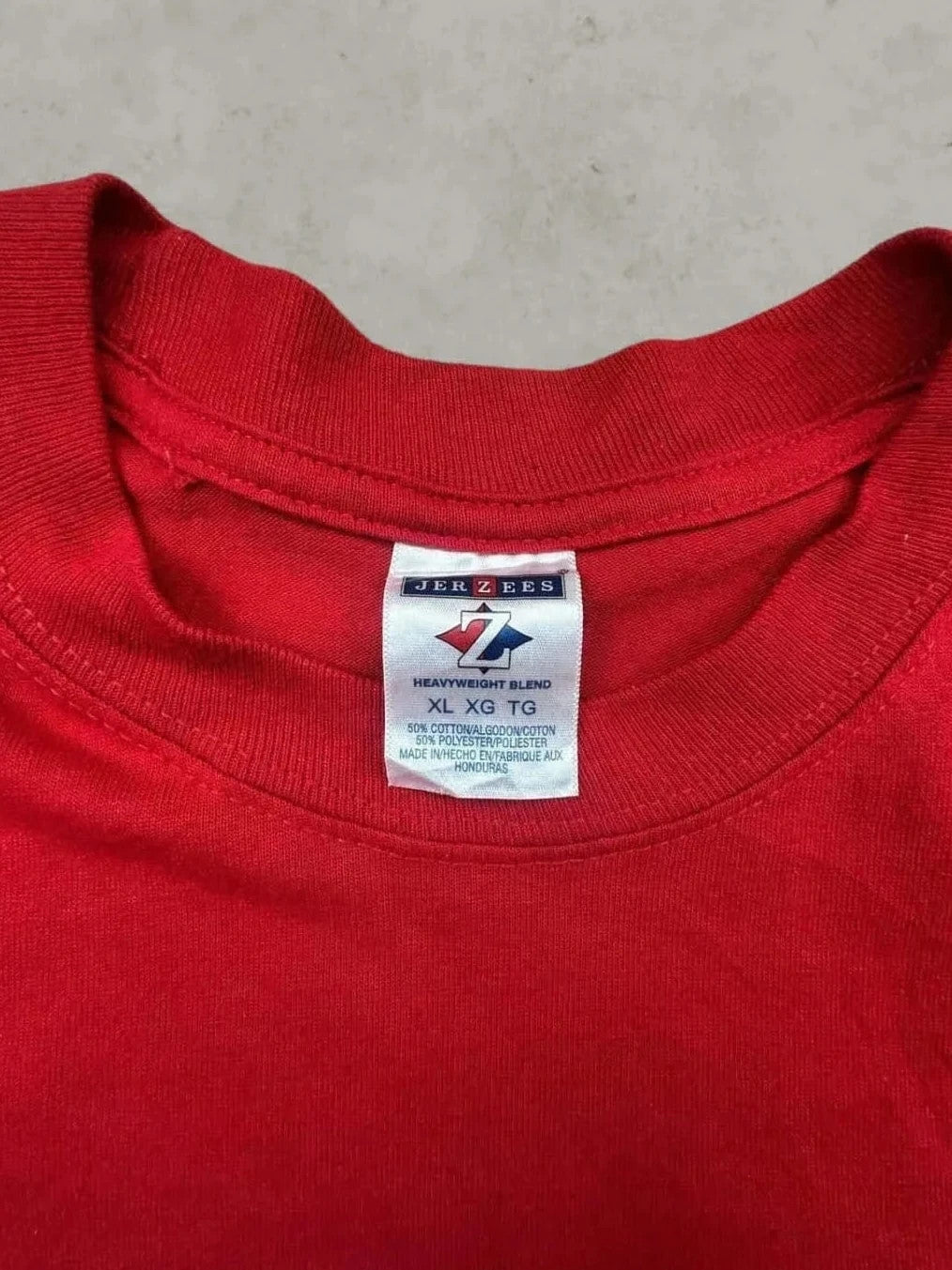Tee-Shirt Vintage Red Trojan Fanatic Rouge