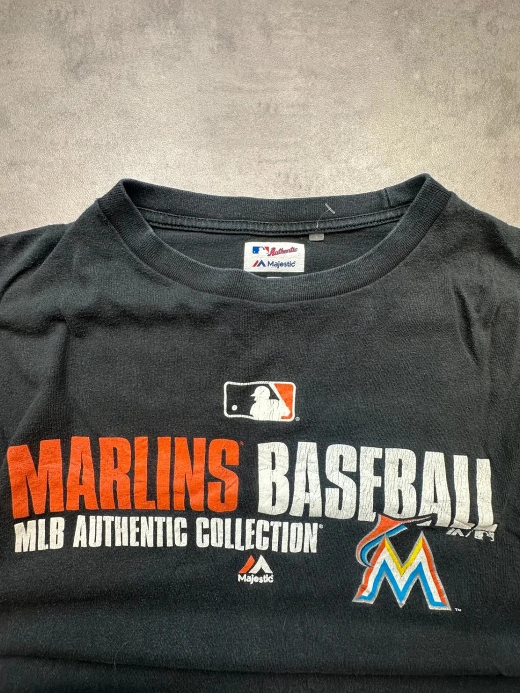 Tee Shirt MLB Vintage Miami Marlins – Noir