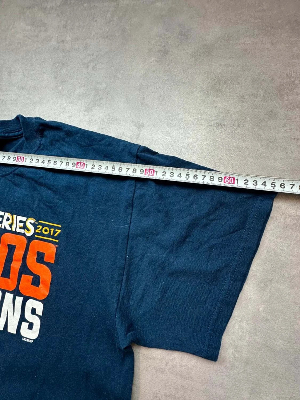 T-Shirt MLB Vintage Astros Champions 2017 Marine