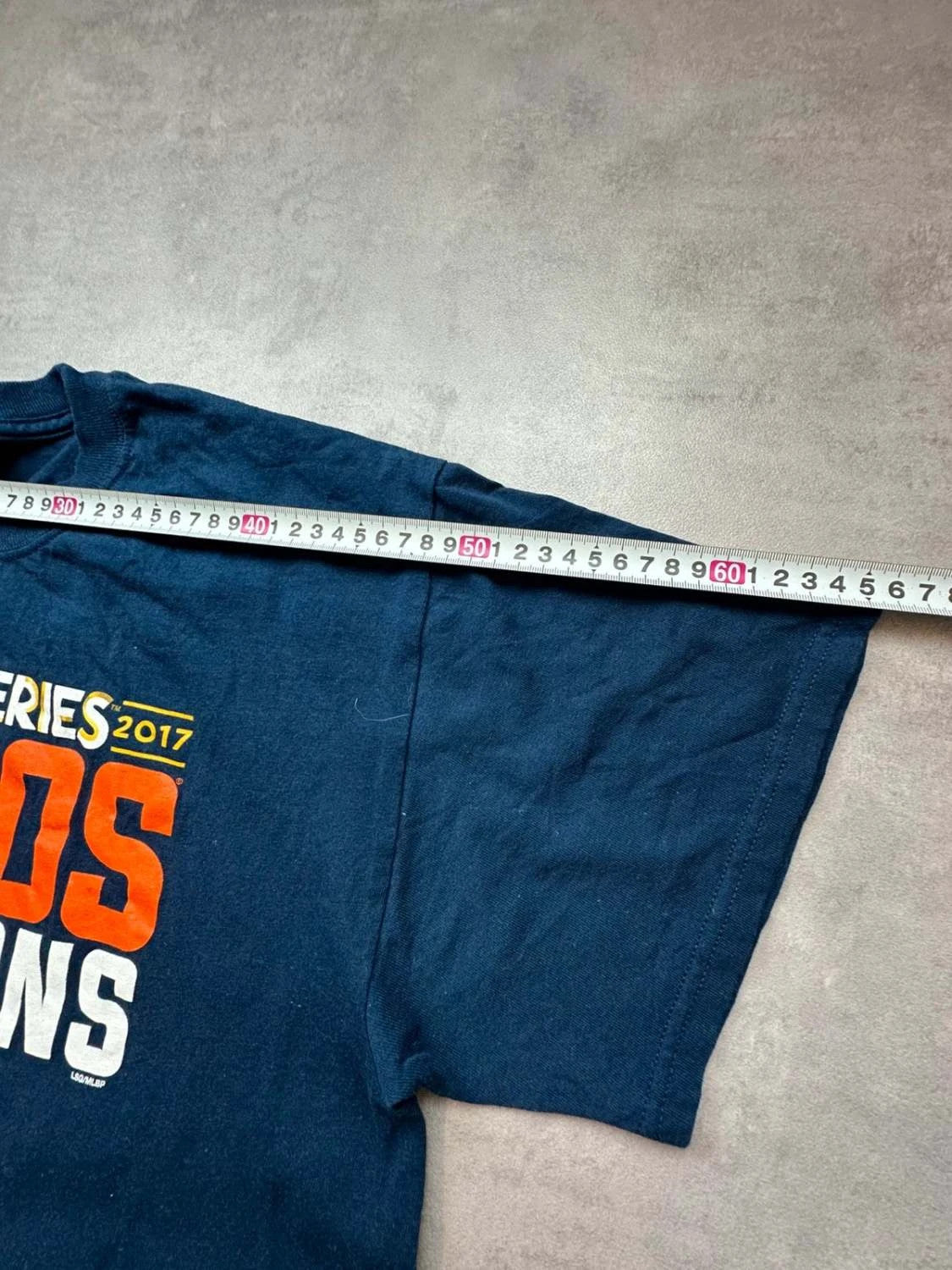 T-Shirt MLB Vintage Astros Champions 2017 Marine