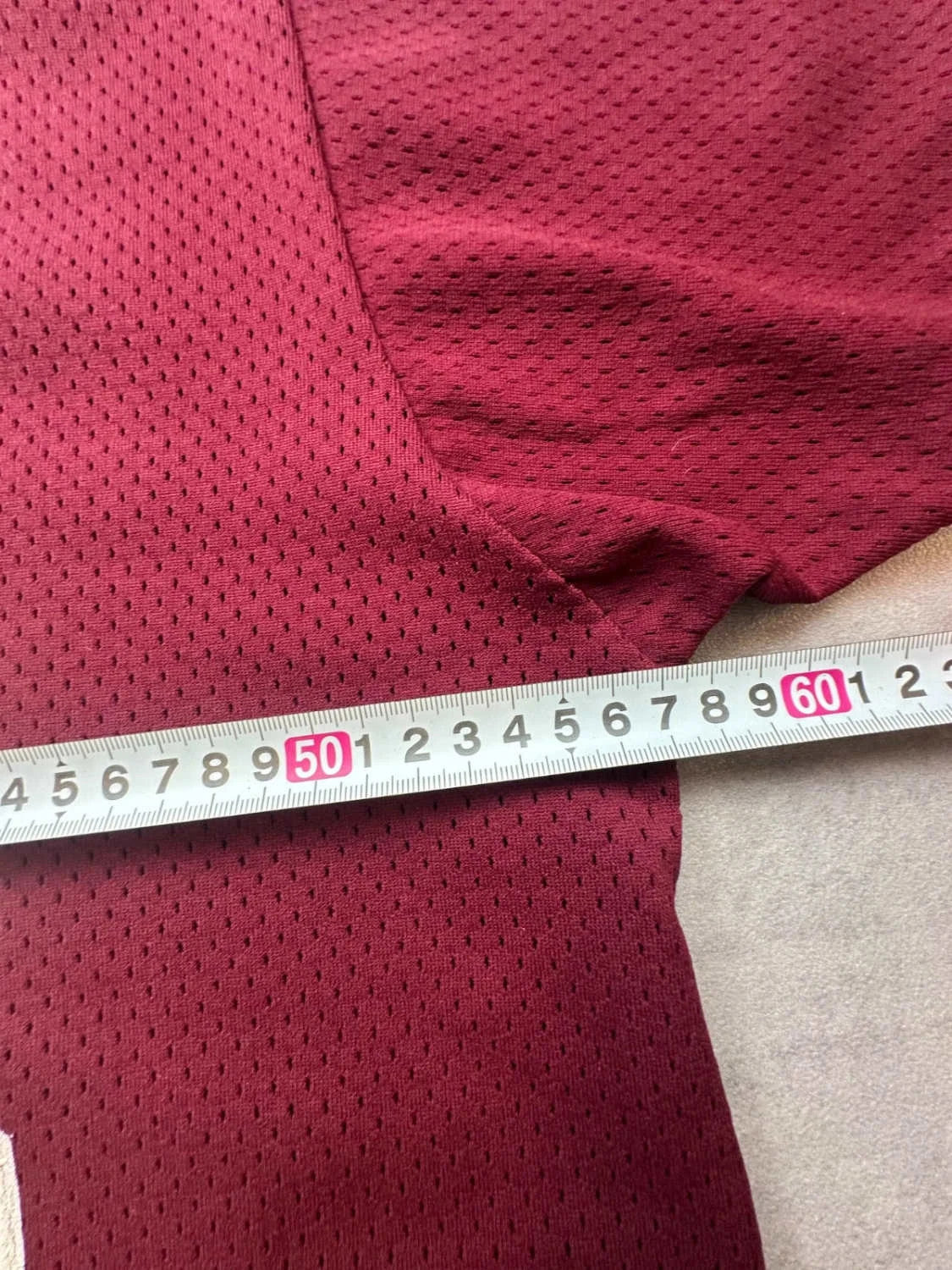 Vintage Ontario Baseball Jersey #12 – Burgundy & Yellow – Y2K / 90s