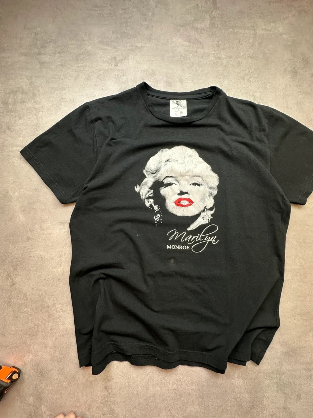 T-Shirt Vintage Marilyn Monroe Print – Noir