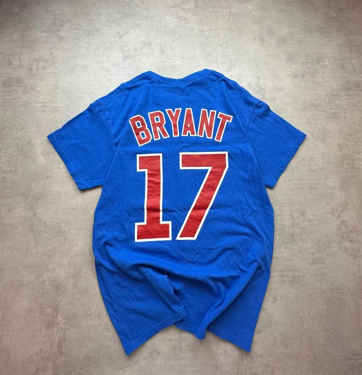 Tee Shirt Vintage Chicago Cubs Kris Bryant #17 Bleu – MLB USA