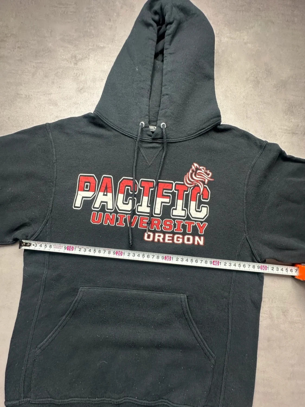 Sweat Vintage Russell Athletic Pacific University Oregon – Noir