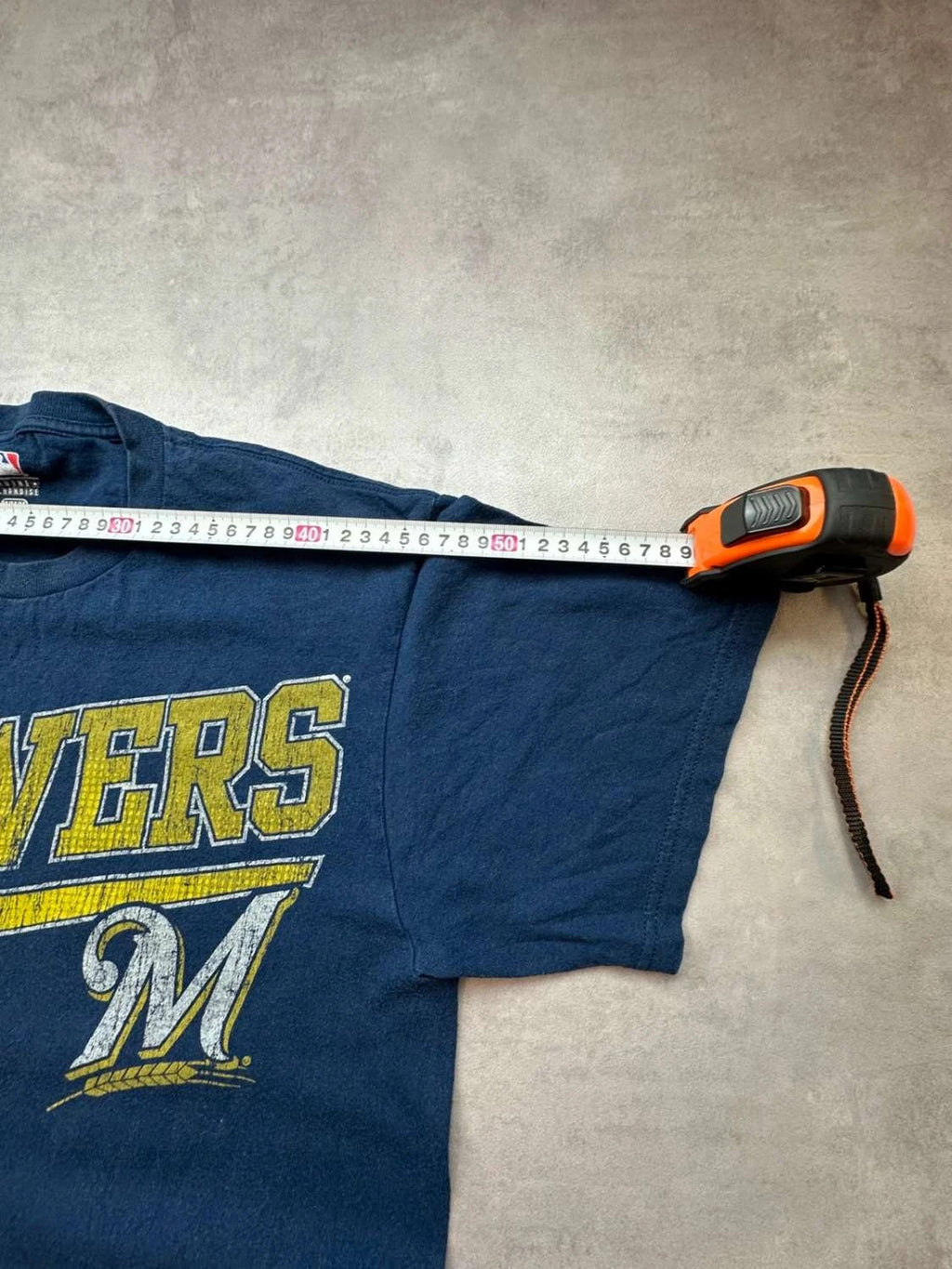 T-Shirt MLB Vintage Milwaukee Brewers Marine