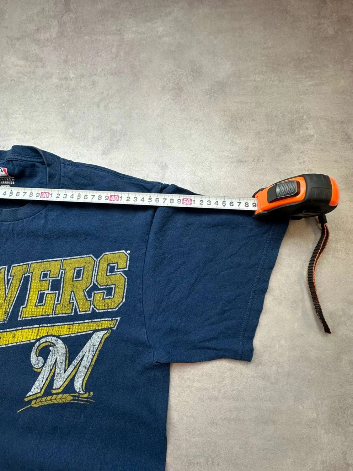 T-Shirt MLB Vintage Milwaukee Brewers Marine