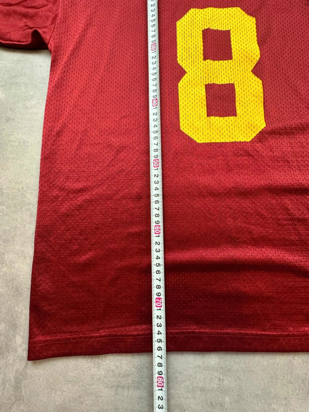 Nike USC Trojans #8 Vintage NCAA Football Jersey Rouge & Jaune