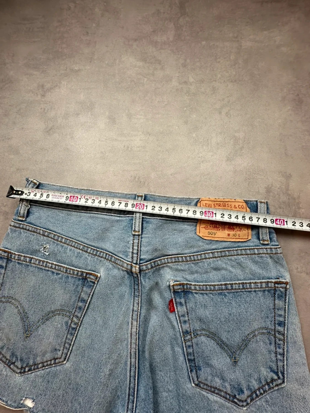 Short en Jean Levi's Vintage Destroy Regular Fit