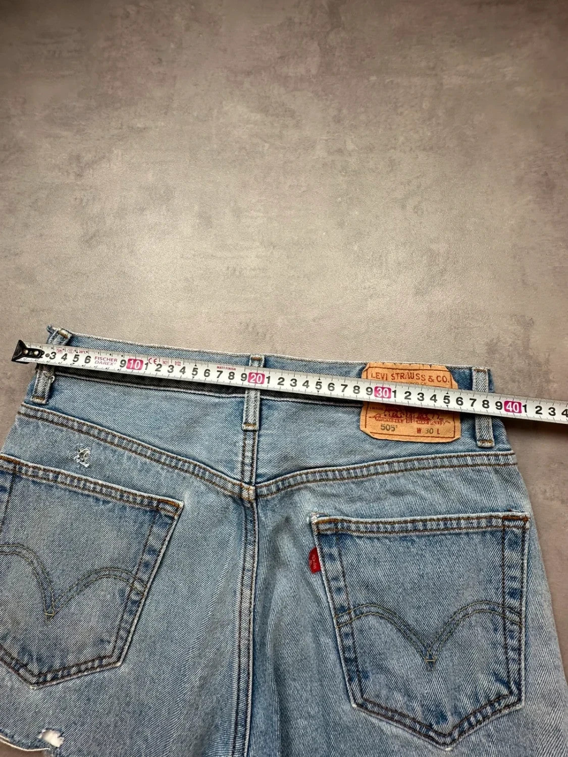 Short en Jean Levi's Vintage Destroy Regular Fit